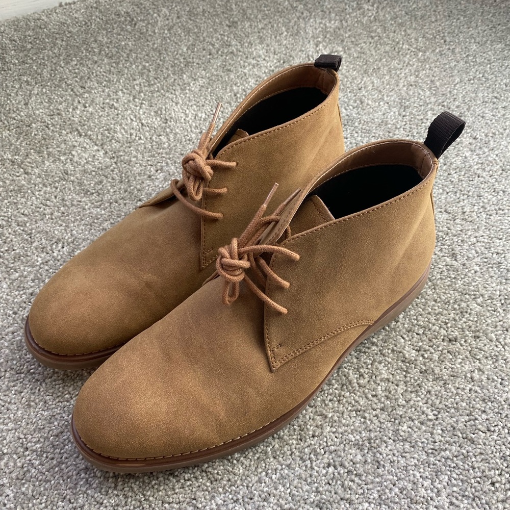 Brown ankle boots from Target, Goodfellow & co. Size 8 1/2 never worn.